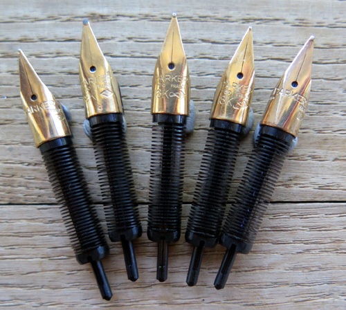 PARKER 75 FAT NIB/FEED ASSEMBLIES